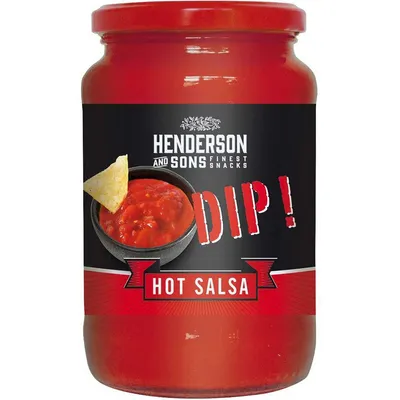 Obrázok produktu pre Henderson and Sons Hot Salsa Dip pikantne pálivý vo formáte XXL 1050g
