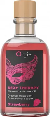 Obrázek produktu pro Orgie - Masážní sada na rty - jahoda 100 ml