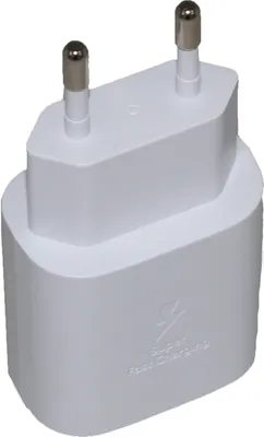 Produktbild von 25W Super-Schnell-Ladegerät für Original Samsung A42 5G weiß 3A Netzteil super-Fast-Charging USB-Typ-C-Adapter + Hakai Pad