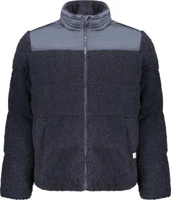 Produktbild von Blaue Herrenjacke mit Kontrastdetails und Taschen - Modisch & Funktional