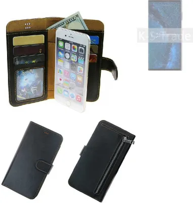 Produktbild von K-S-Trade Schutz Hülle kompatibel mit Huawei Mate X Klapphülle Case Phone cover Slim Handytasche Handy Hülle schwarz aus Kunstleder (1 Stk)