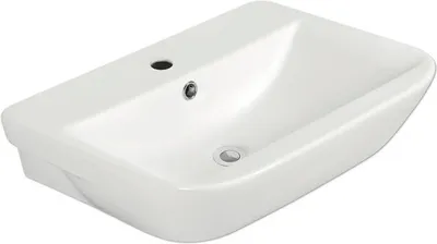 Produktbild von Waschtisch Lenaka 60 x 46 cm weiß glänzend 1276689