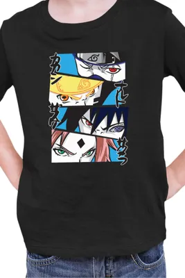 Zdjęcie produktu dla Koszulka Dziecięca Naruto Team 7 05, 9-11 Jahr - 140 / Czarny