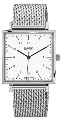 Produktbild von Dugena 7090142 Herren-Armbanduhr, Edelstahl-Gehäuse, Metall-Armband