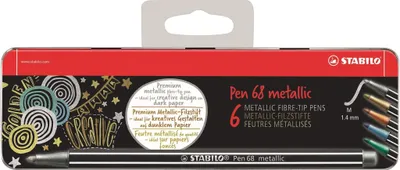 Zdjęcie produktu dla Filzstift Stab. Pen 68 metallic
