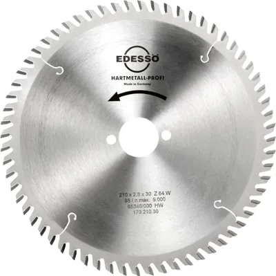 Produktbild von EDESSÖ HW Kreissägeblatt Profi 210 x 2,8 x 30 Z64W
