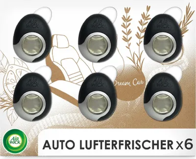 Produktbild von Air Wick Auto-Lufterfrischer – Duftspender für das Auto gegen unangenehmen Geruc