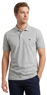 Produktbild von Lacoste Polo grau meliert Classic Fit