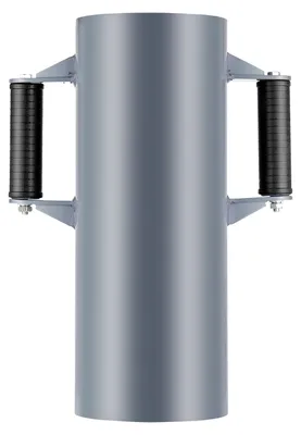 Produktbild von VEVOR Pfostenramme mit Griffen 10,4 cm Innendurchmesser T-Pfosten Ramme, 6.1 Zoll-24 lbs