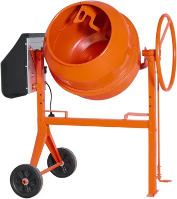 Produktbild von SIRL PRIME B150 Profi Betonmischer 230V Mischmaschine Beton Zementmischer Mörtelrührer 145 Liter Trommelvolumen, 850 Watt Motorleistung, Zahnkranz