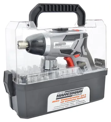 Produktbild von MANNESMANN M17735 Akkuschrauber 3,6 V mit Bitsortiment