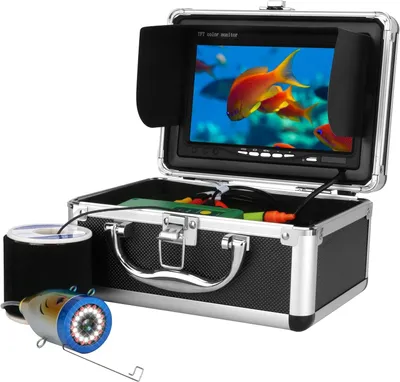 Productafbeelding van Viscamera onder water, 7 inch monitor, visvinder, 1000TVL, waterdichte camera, 15 m, voor ijsvissen, meer en boot