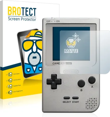 Produktbild von 2x BROTECT Schutzfolie für Nintendo Gameboy Pocket Displayschutz Displayschutzfolie Folie Matt Entspiegelungsfolie