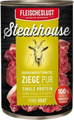 Obrázek produktu pro Fleischeslust 45006a, Dospělý jedinec, Jakékoli plemeno, Koza, 400 g