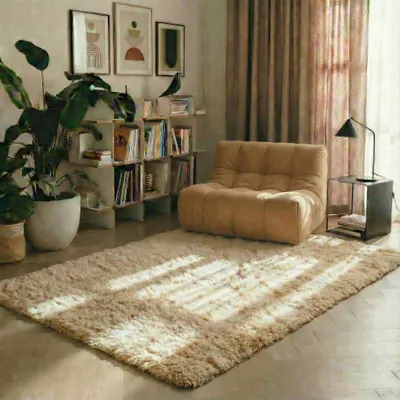 Productafbeelding van hoogpolige tapijten Mrcarpet, bruin/taupe, Nesto, 200 x 290 cm