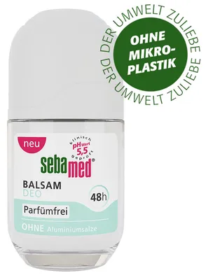 Zdjęcie produktu dla Sebamed Balsam Deo Roll On bezzapachowy i bez soli aluminium 50ml