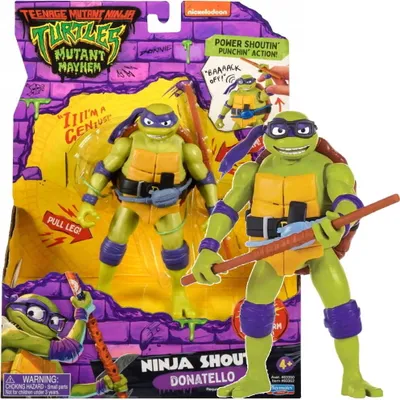 Wojownicze Żółwie Ninja figurKa Leonardo 14cm TURTLES