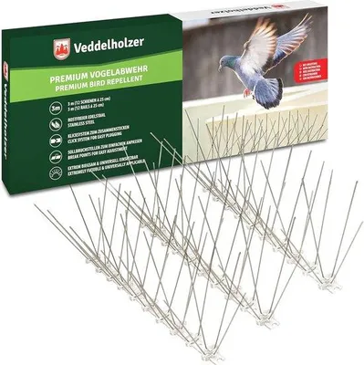 Produktbild von Famanu Vogelabwehr 3 Meter - Duvenabwehr für Balkon und Fenster
