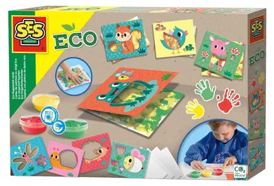 Produktbild von SES Creative Eco Fingermalkarten
