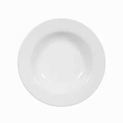 Produktbild von Seltmann Rondo uni weiß Suppenteller 22 cm Teller tief Porzellan