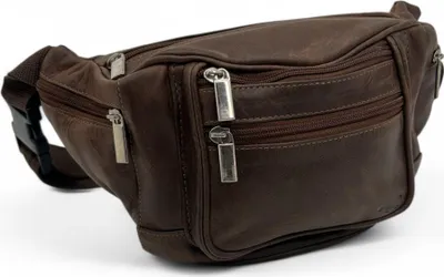 Produktbild von Manchester – Leder-Hüfttasche – Bauchtasche – Hunterbraun
