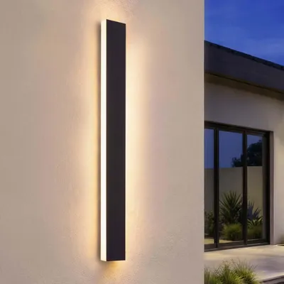 Produktbild von Ledvion Lange Villa LED Außenwandleuchte lang 100cm IP65 23W Warmweiß