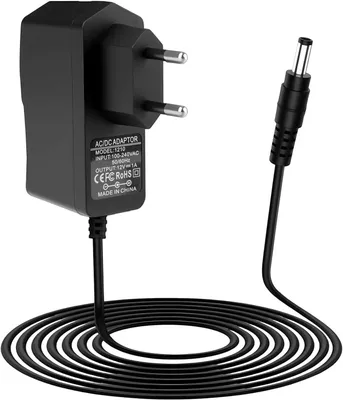 Produktbild von Ladegerät - 12 V - 1 A - 12 W - AC/DC-Adapter 100-240 V - Netzteil - DC-Anschluss 5,5 x 2,5 mm - Netzteil für Überwachungskameras