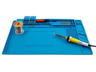 Obrázek produktu pro Silikonová pájecí podložka McPower LM-16 45x30cm Žáruvzdorná antistatická podložka