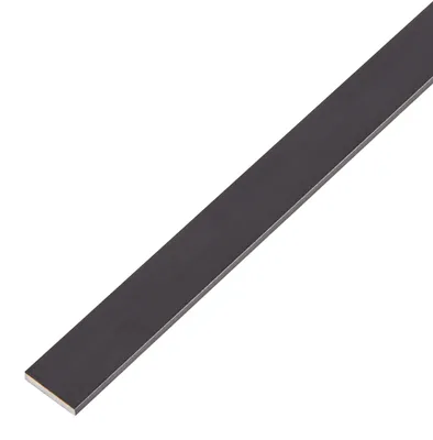 Produktbild von Alberts 489366 Flachstange | Aluminium, schwarz eloxiert | 1000 x 15 x 2 mm