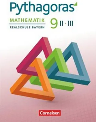 Immagine prodotto di Pythagoras 9. Jahrgangsstufe (WPF II/III) - Realschule Bayern - Schülerbuch