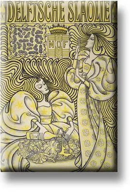 Produktbild von Museum Webshop – Kühlschrankmagnet, Delftsche Slaolie, Toorop