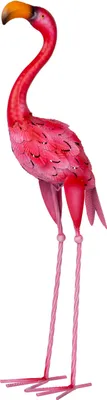 Image de Decoration MagicHome Mecco 8299, Flamant rose, 65 cm, tole