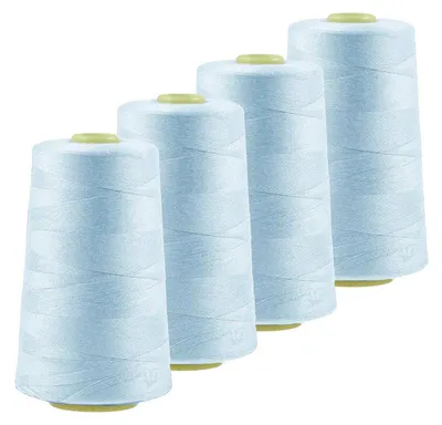 Produktbild von 4 x 4572m Qualitäts Overlock-Garn Overlock-Nähgarn  Farbe 781 - 820, Farbe:A808 zartes flieder