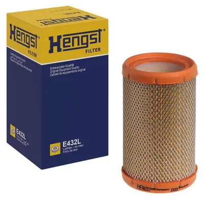 Image de Filtre à air Hengst pour Nissan Kubistar Renault Clio Kangoo Twingo