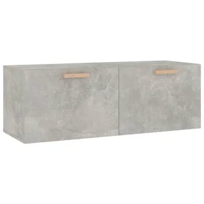 Produktbild von vidaXL Wandschrank Betongrau 100x36,5x35 cm Holzwerkstoff