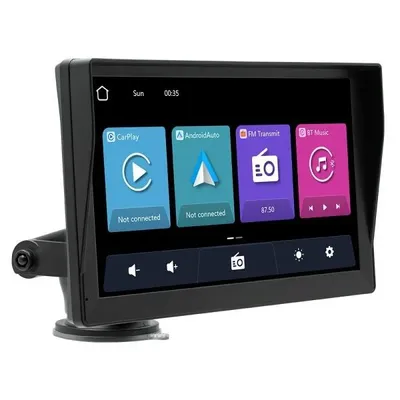 Image de Système de navigation pour voiture, CarPlay portable, écran Android Auto, caméra X5590R