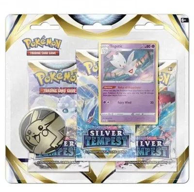 Obrázek produktu pro Pokémon Sword and Shield – Silver Tempest 3 Pack Blister - Togetic.