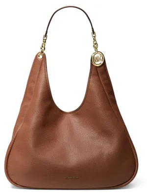 Produktbild von Michael Kors Umhängetasche aus Leder, Modell Ellie, groß, dreifach gefärbt, Cognac