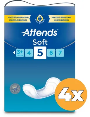 Produktbild von 4x Attends Slipeinlagen Soft 5 (38 Stück)