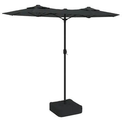 Obrázek produktu pro Dvojitý zahradní slunečník antracitový 316 x 145 cm