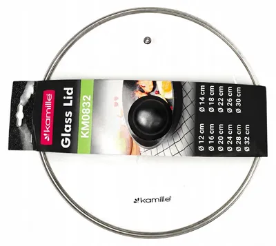 Produktbild von GLASDECKEL FÜR PFANNE UND TOPF, UNIVERSAL, 16 cm, KAMILLE