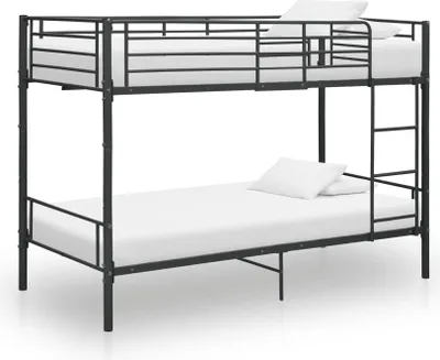 Immagine prodotto di Letto a Castello Nero in Metallo 90x200 cm