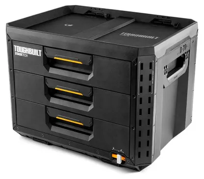 Productafbeelding van Toughbuilt STACKTECH TB-B1-D-70-3 XL gereedschapskist met 3 lades, afmetingen 53 x 40 x 39 cm + 22 scheidingswanden