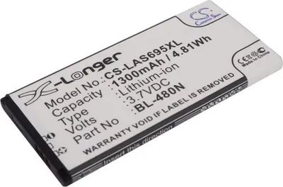 Image de TECHTEK Batterie compatible avec [LG] AS695, LGMS695-R, MS695, Optimus M+, Optimus Plus remplace BL-48ON, pour EAC61758502