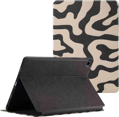 Image de Tablettes Selencia Vivid pour le Samsung Galaxy Tab A9 Plus - Art Wave Black