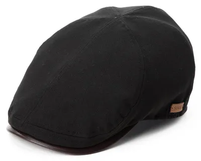 Zdjęcie produktu dla Czapka męska typu "Schirmmütze", oddychająca, idealna na lato, typu "flatcap", kolor czarny, rozmiar 57-59 cm