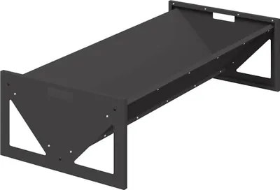 Image de vidaXL Mangeoire pour animaux de ferme Noir 108 x 50 x 28 cm