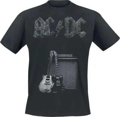 Produktbild von AC/DC T-Shirt Herren In Rock We Trust schwarz Band-Merch, Bands 100% Baumwolle XL