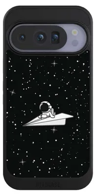 Produktbild von NIVOCASE Hülle für Google Pixel 10 Pro  Handyhülle NIVOcore Case Schwarz Astronaut Comic Papier