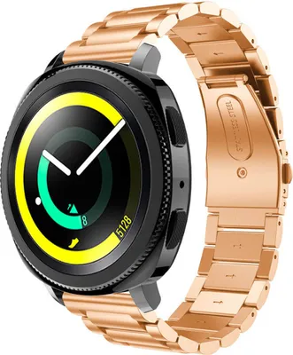 Produktbild von Strap-it Samsung Gear Sport Gliederarmband (Roségold)